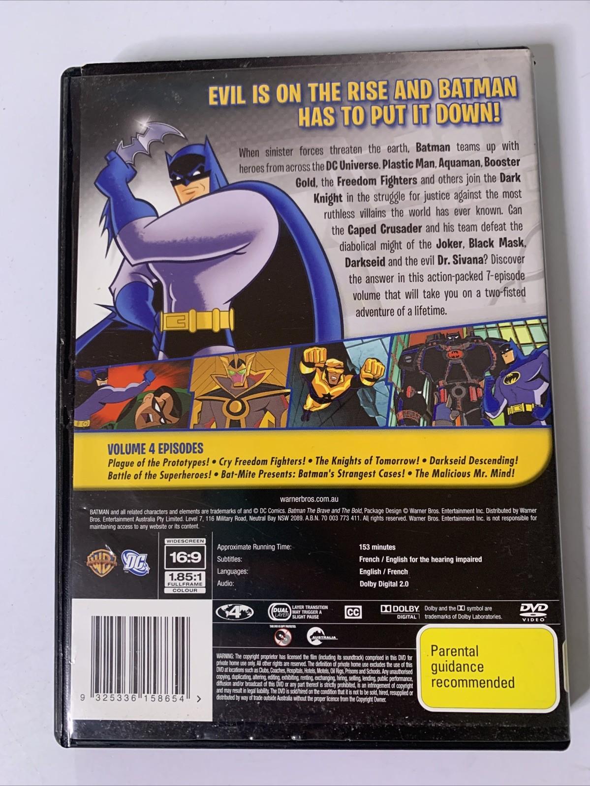 Batman The Brave And The Bold : Season 2 Volume 4 (DVD, 2009) Region 4