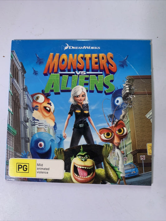 Monsters Vs Aliens (DVD, 2009) DreamWorks Animation Region 4