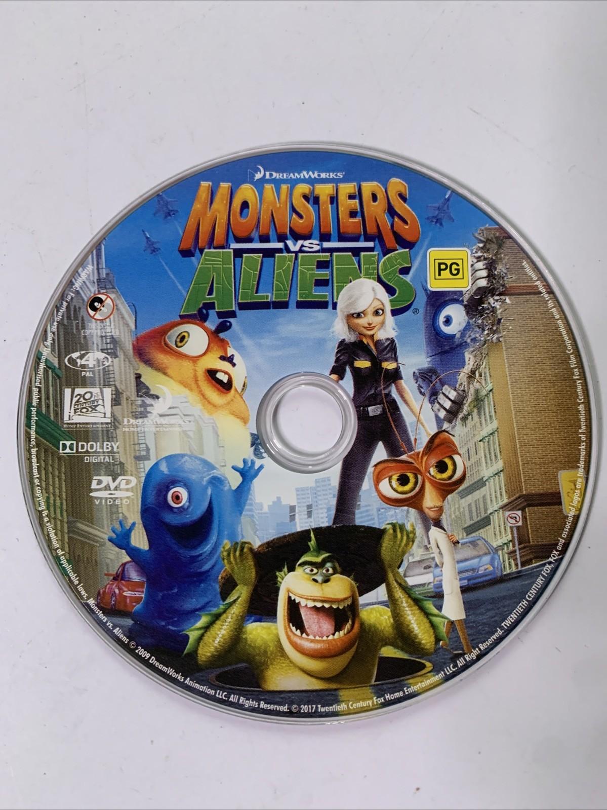 Monsters Vs Aliens (DVD, 2009) DreamWorks Animation Region 4
