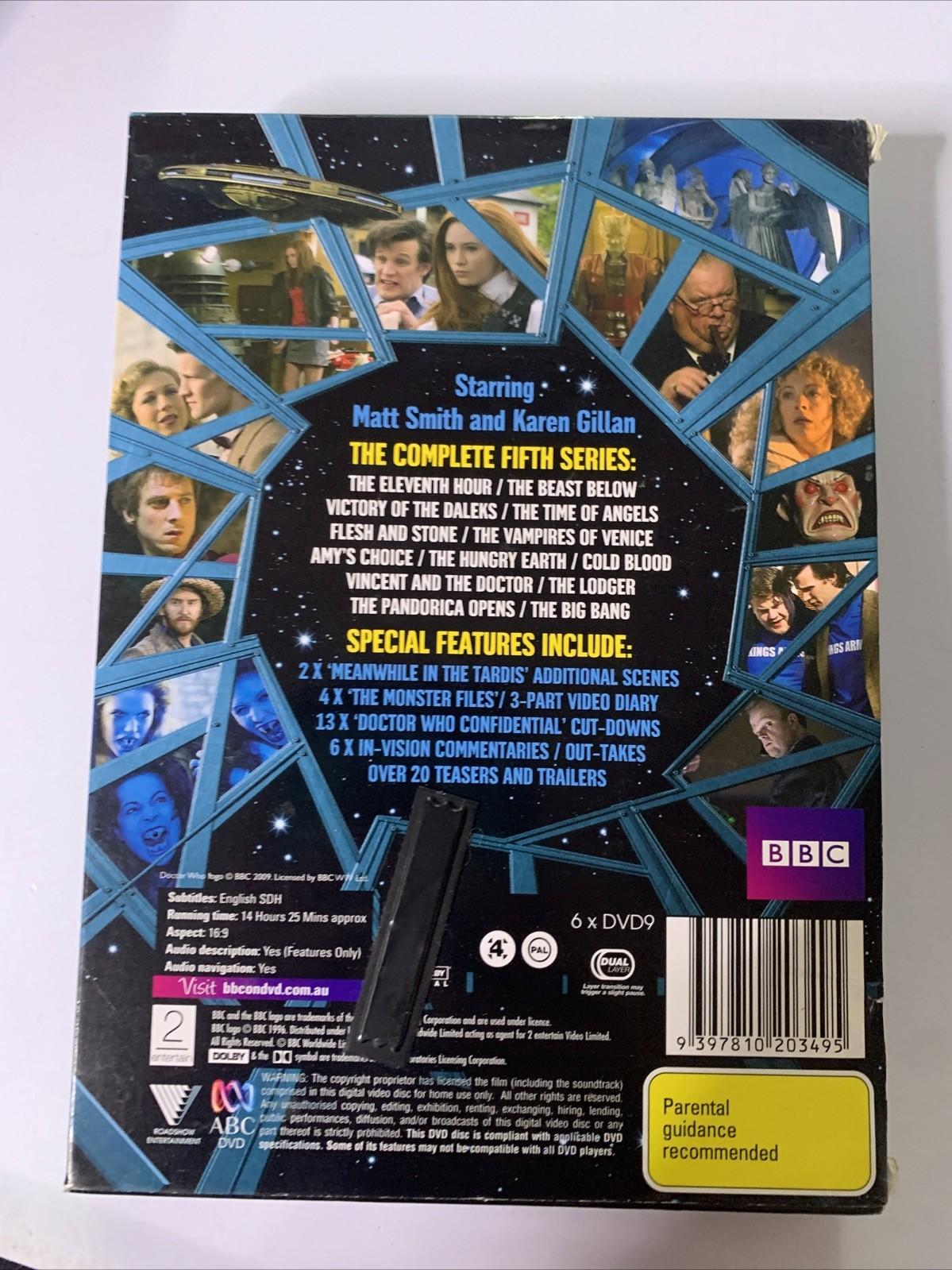 Doctor Who : Series 5  (Limited Edition, Set, DVD, 2010) *Missing 1 Disc