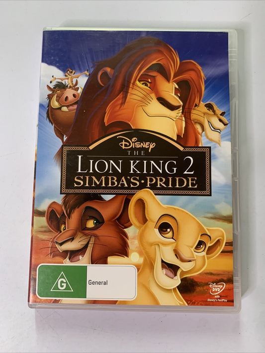 The Lion King 2: Simba's Pride (DVD, 1998) Disney Animation Movie Region 4