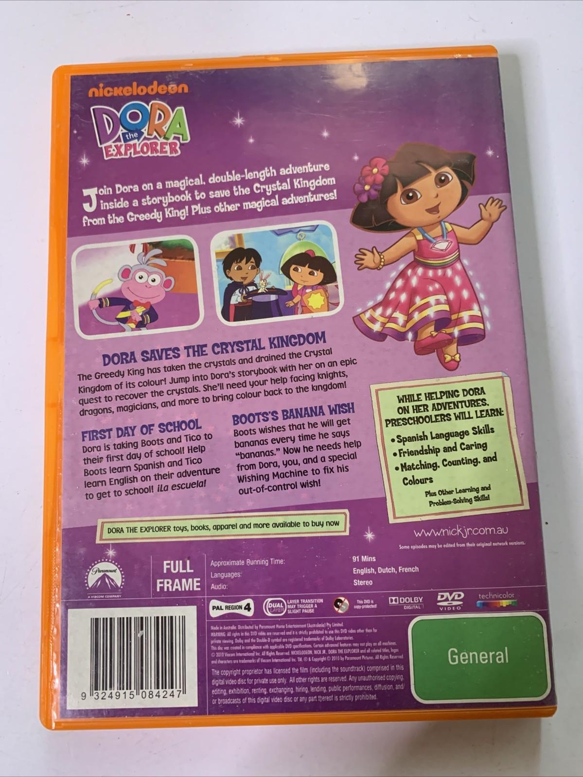 Dora the Explorer: Dora Saves The Crystal Kingdom (DVD, 2009) Animation Region 4