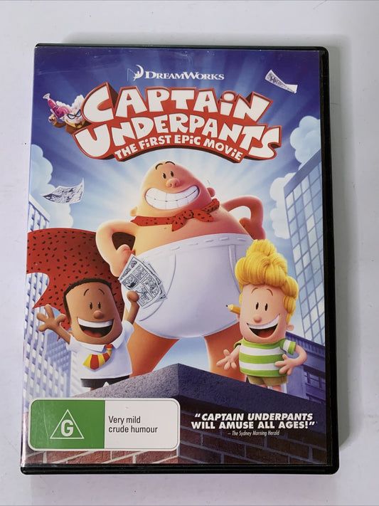Captain Underpants (DVD, 2017) DreamWorks Animation Region 4
