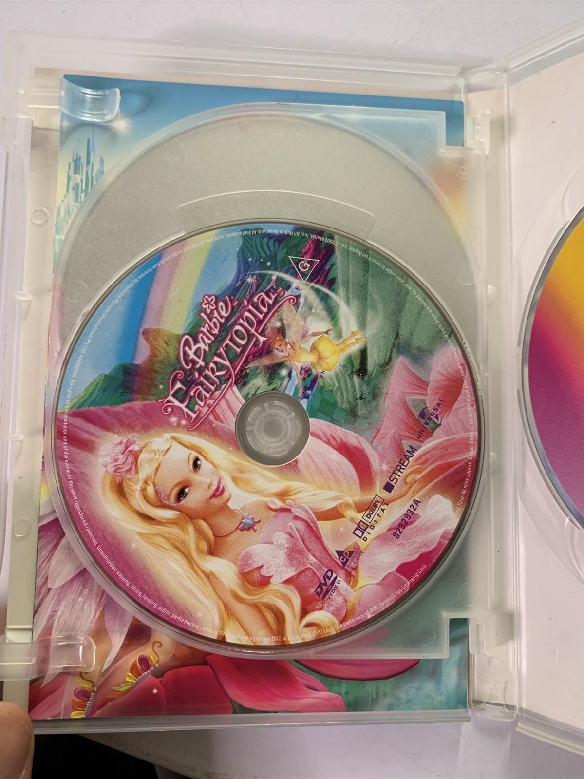 Barbie Triple Pack: Fairytopia / Mermaidia / Magic Of The Rainbow (DVD, 2007)