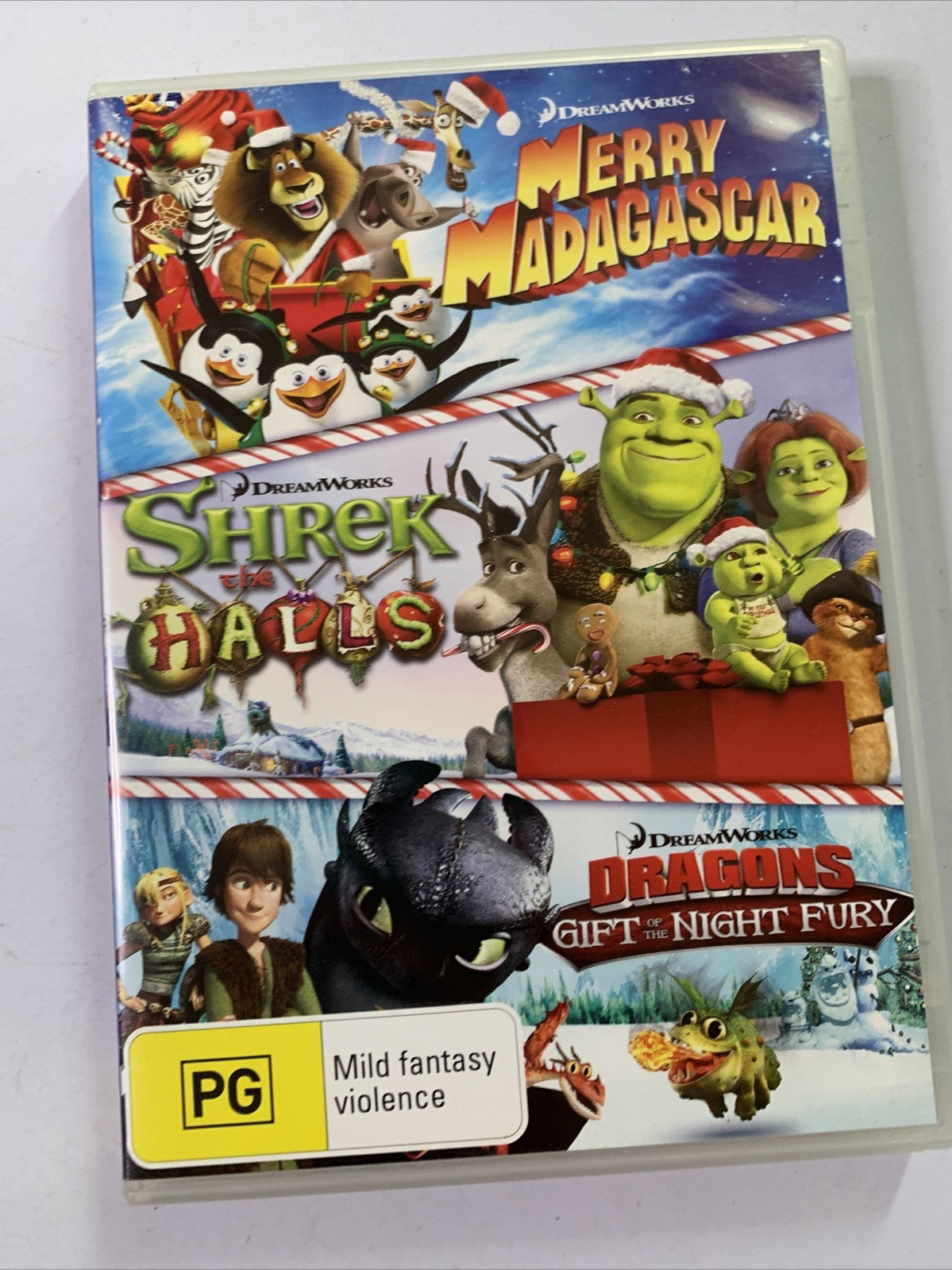 Dreamworks Christmas Collection: Madagascar / Shrek / Dragons  (DVD, 2014)