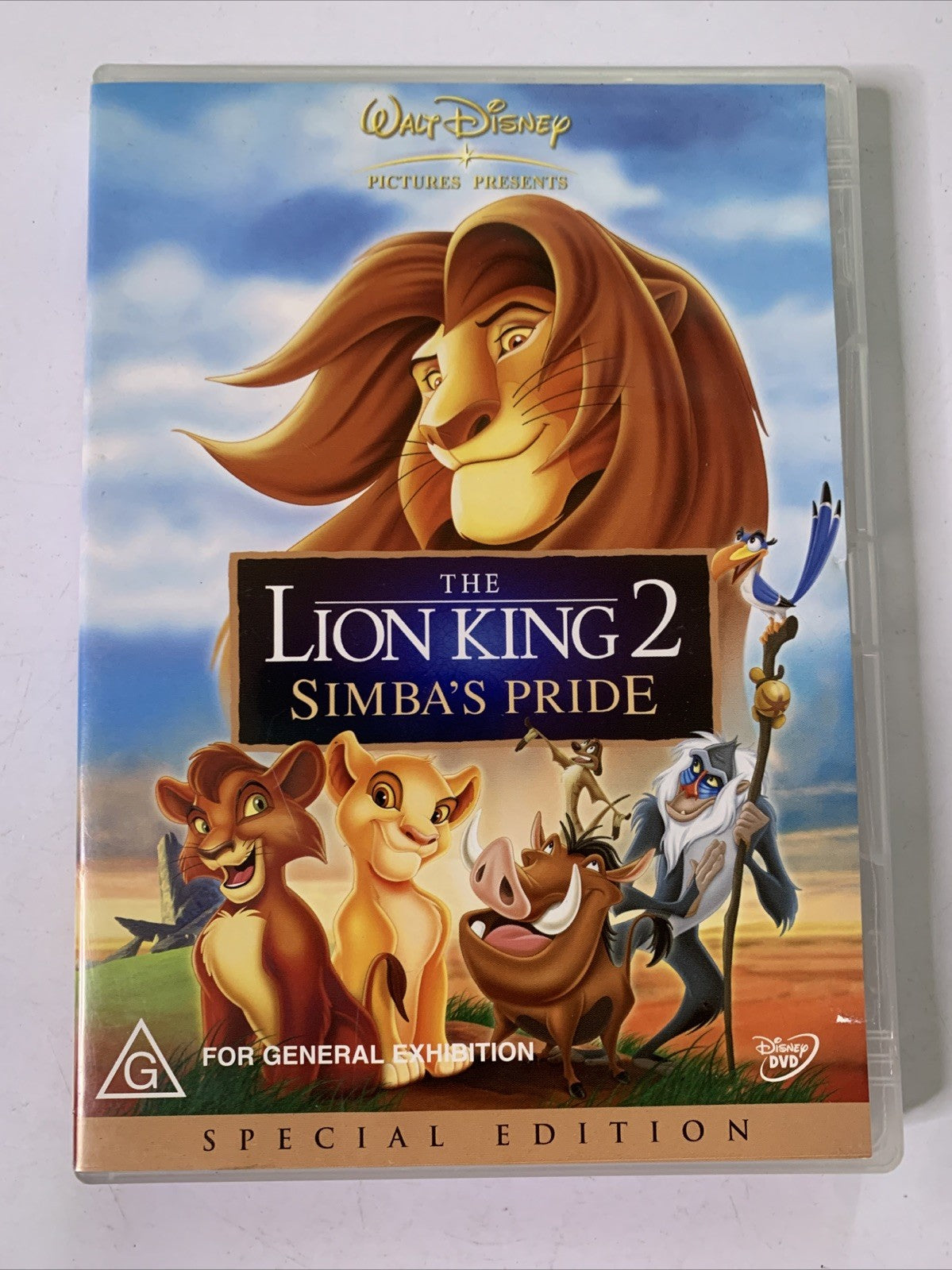 The Lion King 2: Simba's Pride (DVD, 1998) Disney Animated Film Region 4