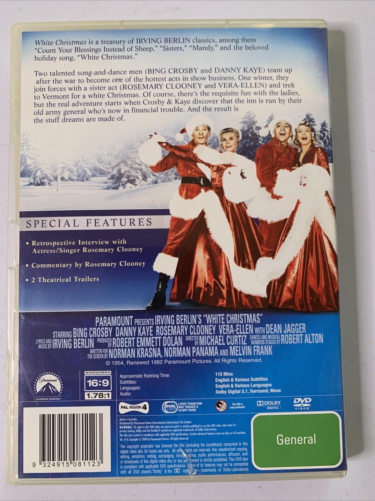 White Christmas (DVD, 2009, Special Edition) Bing Crosby, Rosemary Clooney