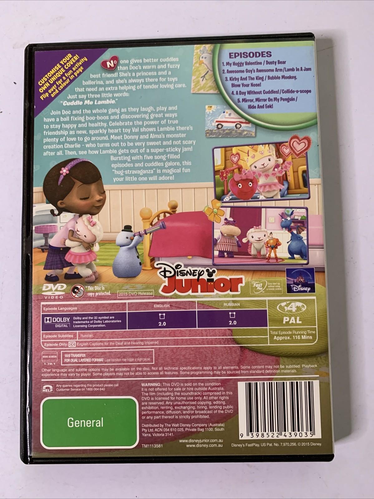 Doc McStuffins: Cuddle Me Lambie (DVD, 2015) Disney Animation Region 4