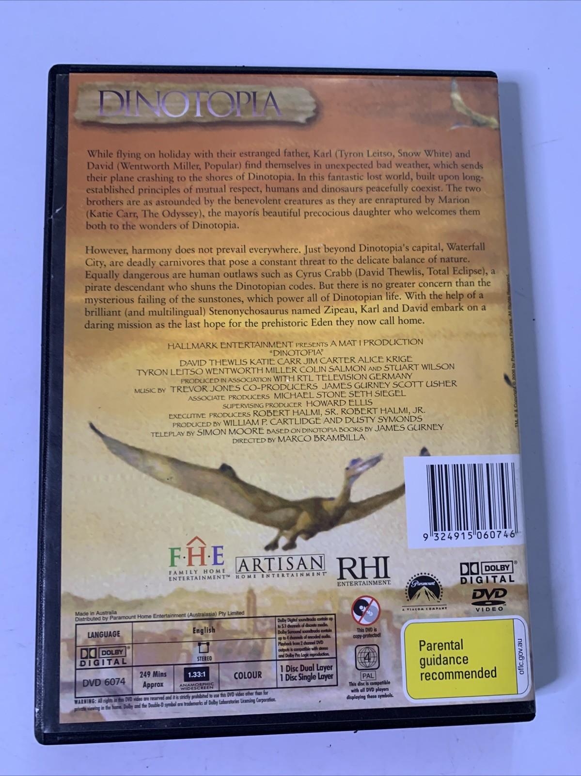 Dinotopia (DVD, 2002, 2-Discs) Region 4