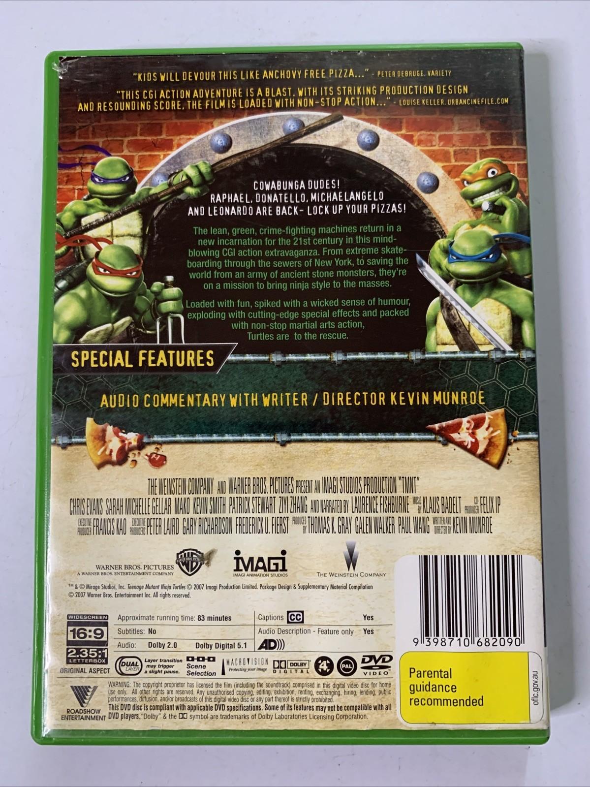 TMNT Teenage Mutant Ninja Turtles (DVD, 2007) Kevin Smith Region 4