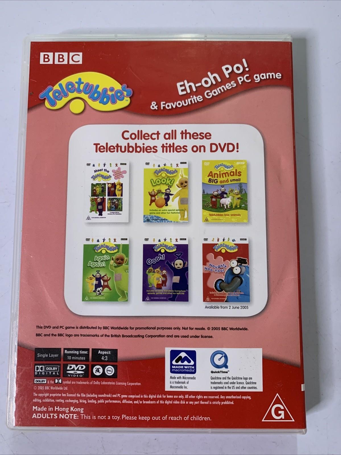 Teletubbies Eh-oh Po! PC DVD 2005 Windows Game