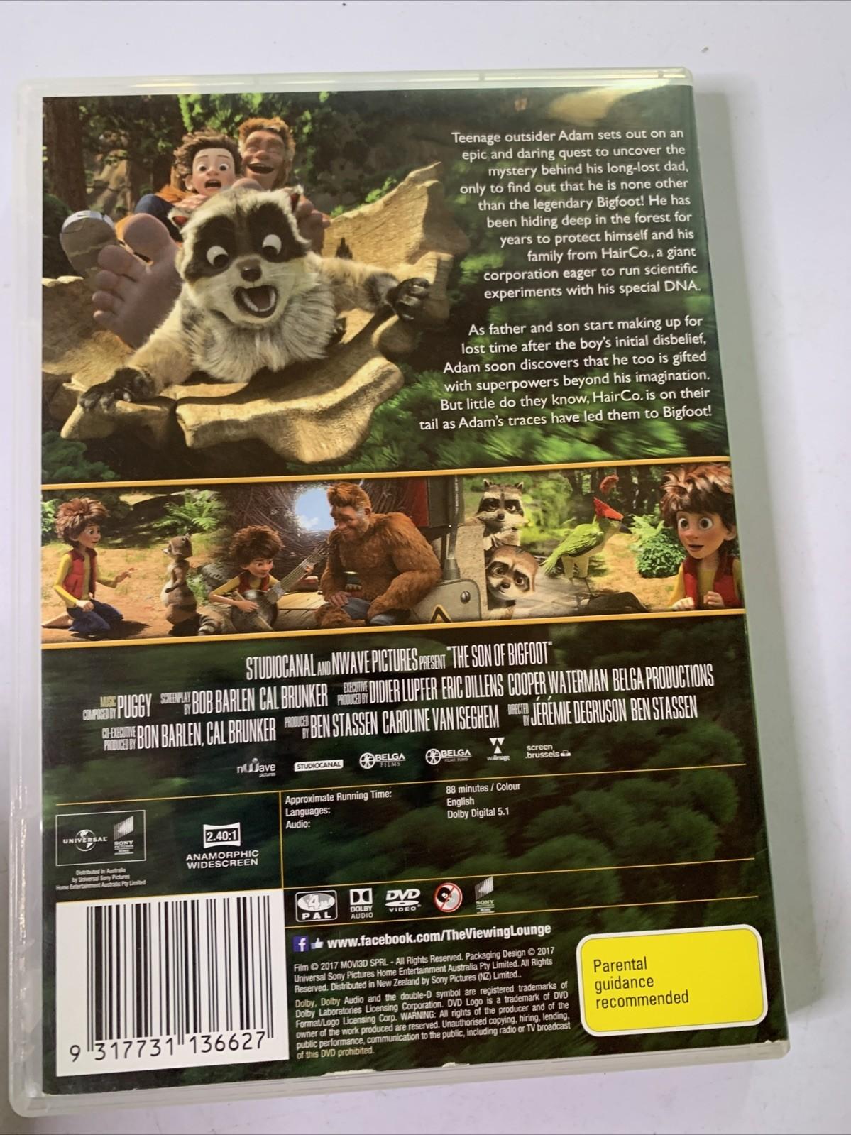 The Son Of Bigfoot (DVD, 2017) Animation Film Region 4