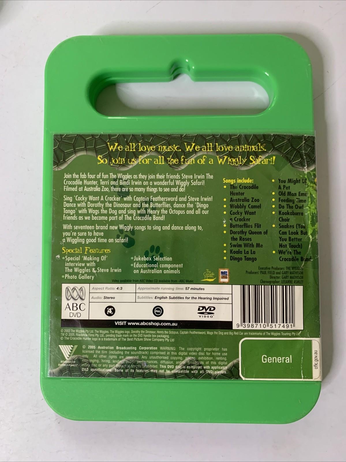 The Wiggles: Wiggly Safari (DVD, 2002) Steve Irwin ABC Kids Region 4