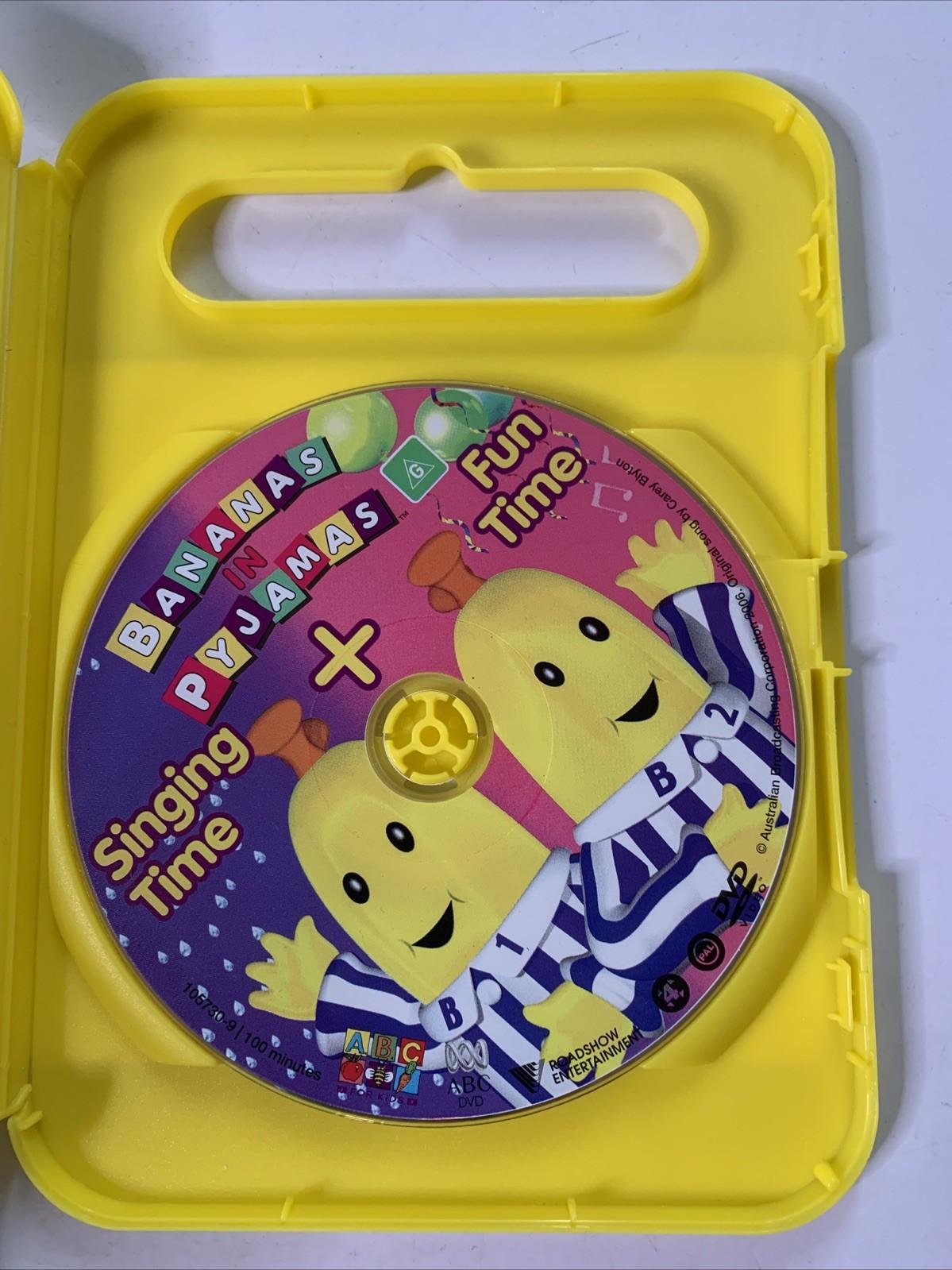 Bananas In Pyjamas: Singing Time / Fun Time (DVD, 2004) ABC Kids Region 4