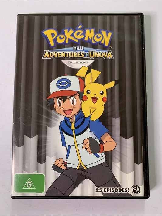 Pokemon Black & White: Adventures In Unova : Collection 1 (DVD, 2013) Region 4
