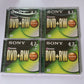 4x Sony DVD+RW Disc 4.7GB 120 High Quality BRAND NEW Sealed