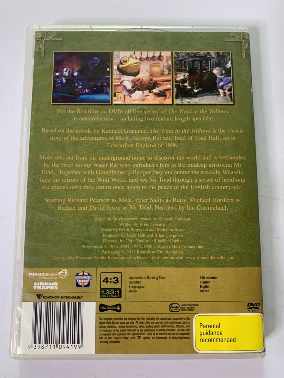 The Wind In The Willows: Complete Collection Part 2 (DVD, 2013, 5-Disc) Region 4