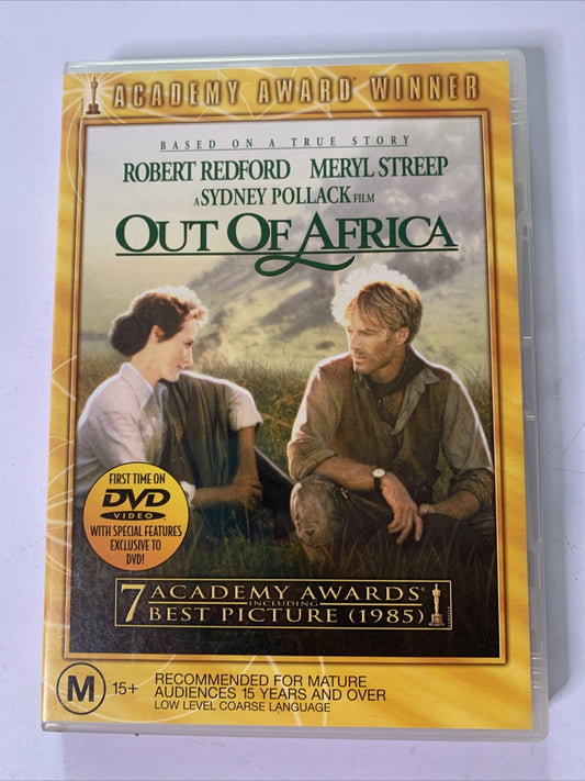 Out Of Africa (DVD, 1985) Robert Redford, Meryl Streep Region 4