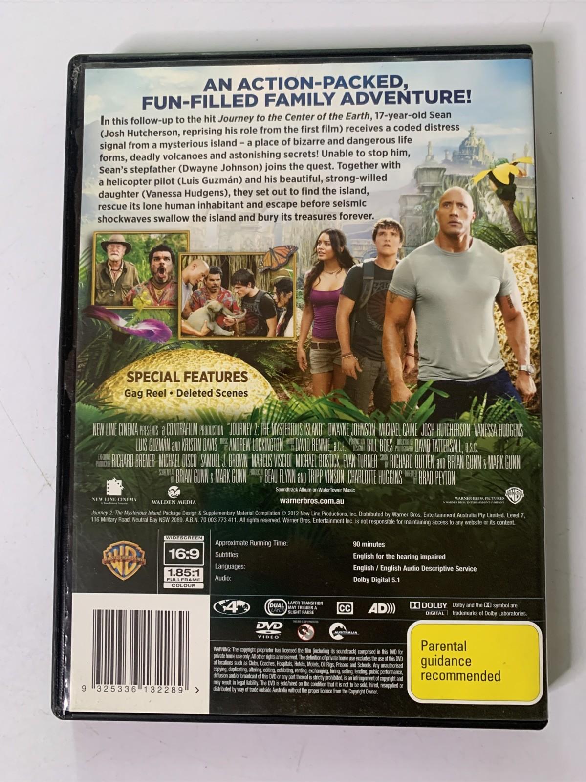 Journey 2: The Mysterious Island (DVD, 2012) The Rock Dwayne Johnson Region 4