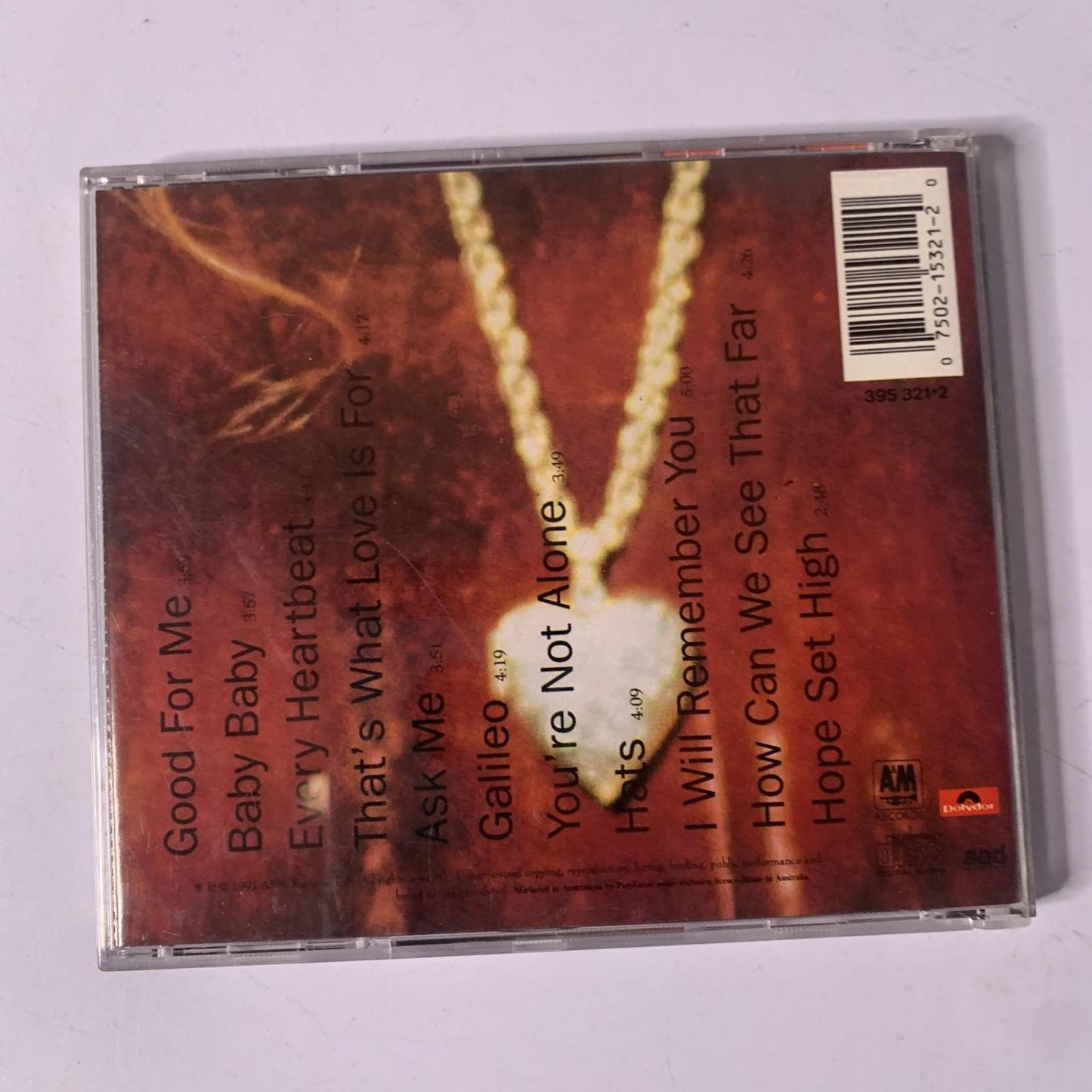 Amy Grant – Heart In Motion (CD, 1991) Album