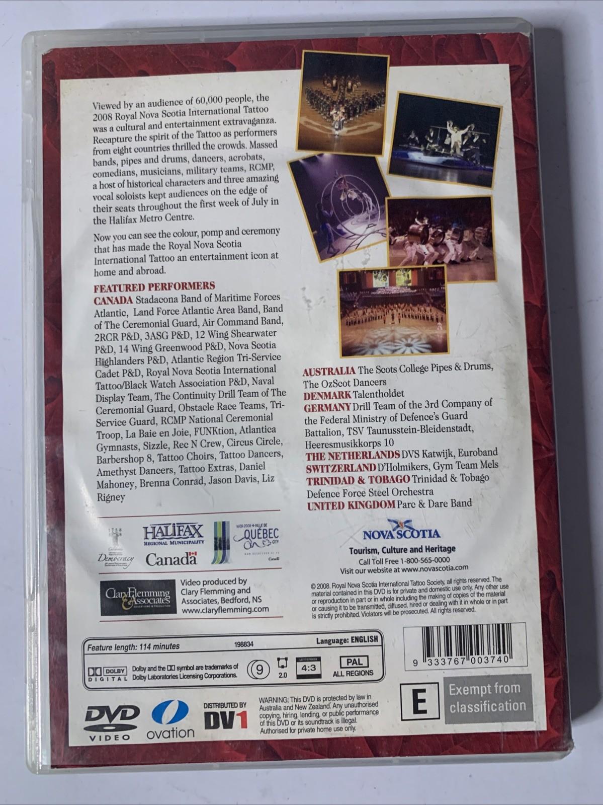 Royal Nova Scotia International Tattoo 2008 (DVD, 2008) All Regions