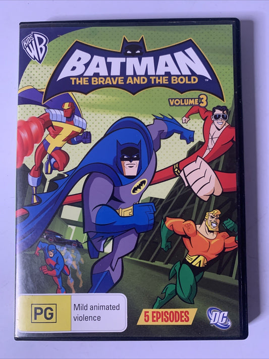 Batman: The Brave and the Bold Volume 3 (DVD, 2008) Animation Region 4