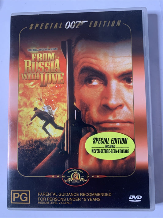 From Russia With Love (Special Edition, DVD, 1963) Sean Connery Region 4