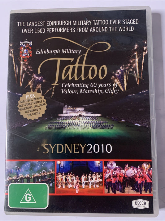 Edinburgh Military Tattoo Sydney 2010 (DVD, 2010) All Regions