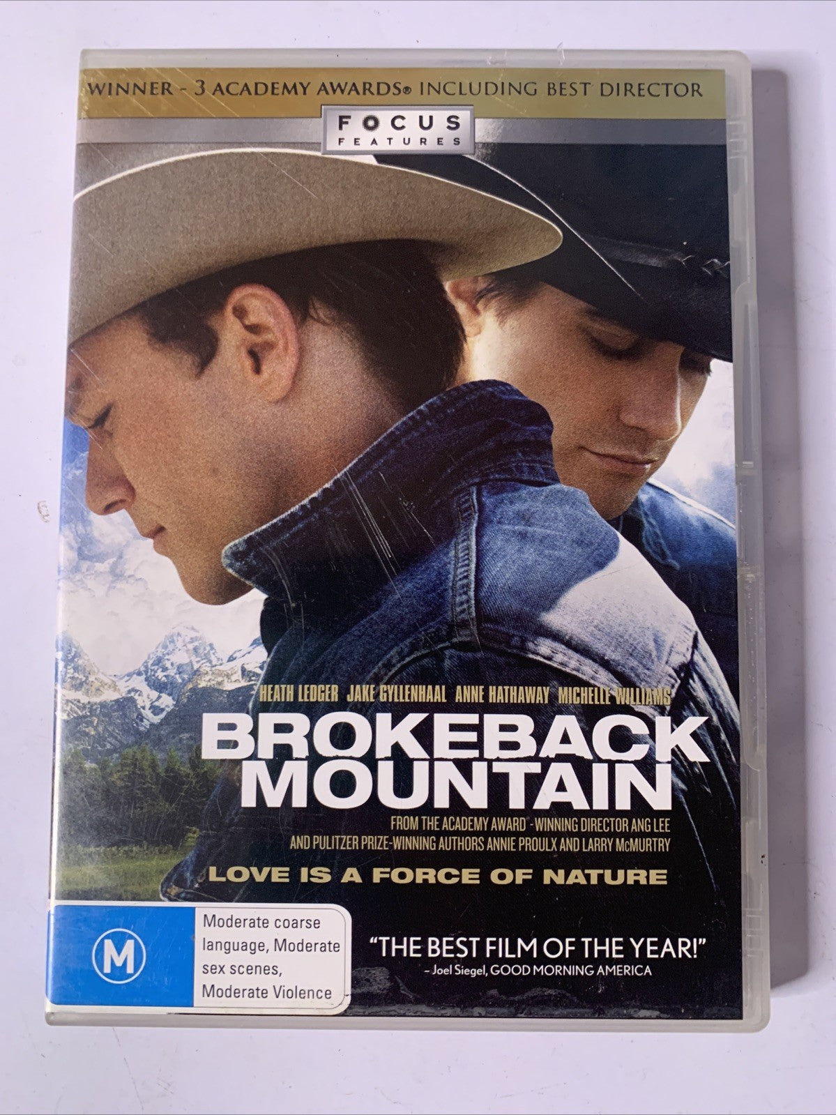 Brokeback Mountain (DVD, 2005) Heath Ledger, Jake Gyllenhaal Region 4