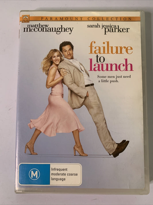 Failure To Launch (DVD, 2006) Sarah Jessica Parker, Matthew McConaughey Region 4