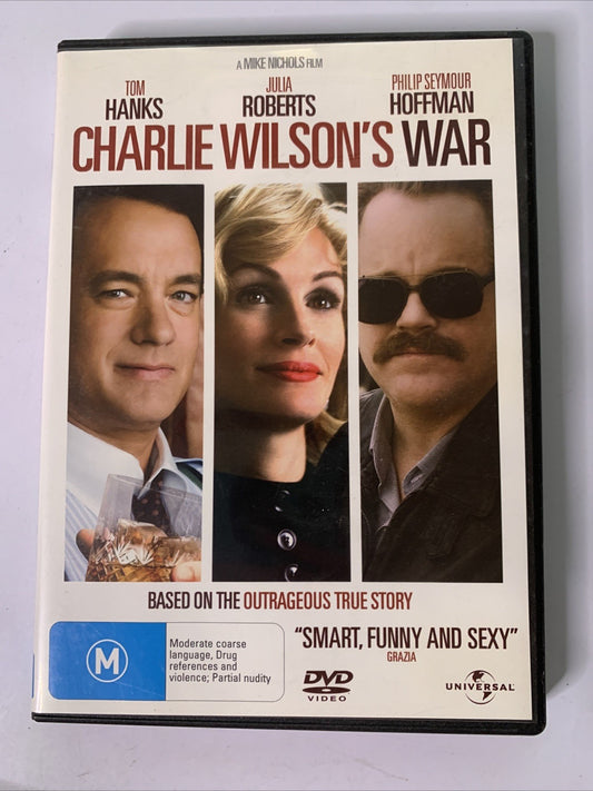 Charlie Wilson's War (DVD, 2007) Tom Hanks, Julia Roberts Region 4 &2