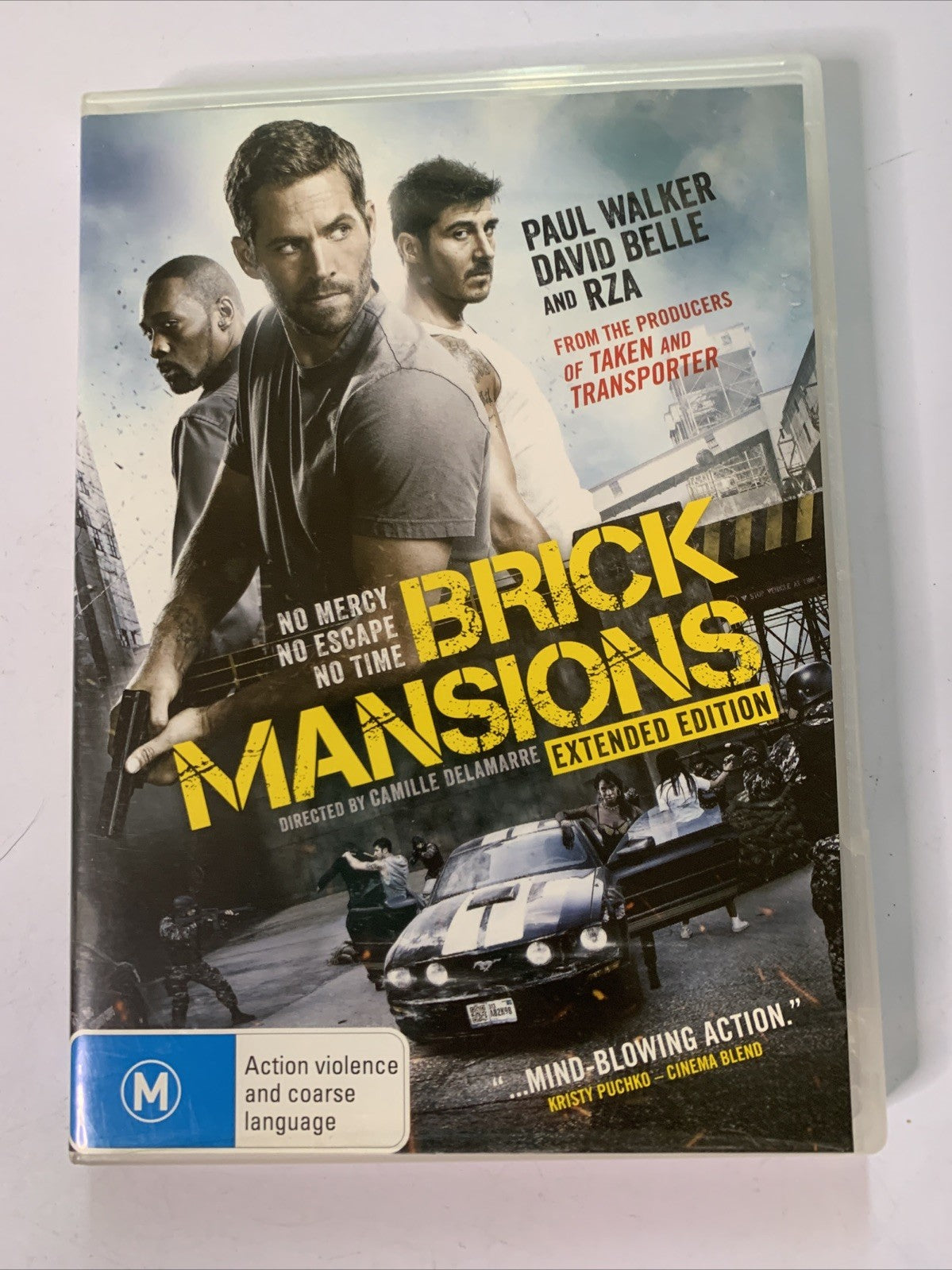 Brick Mansions Extended Edition (DVD, 2014)  Paul Walker, David Belle, RZA