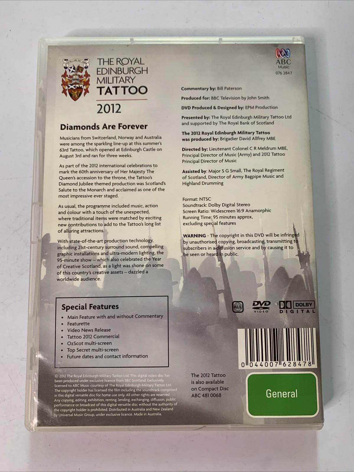 The Royal Edinburgh Military Tattoo 2012 (DVD) Live From Edinburgh Castle