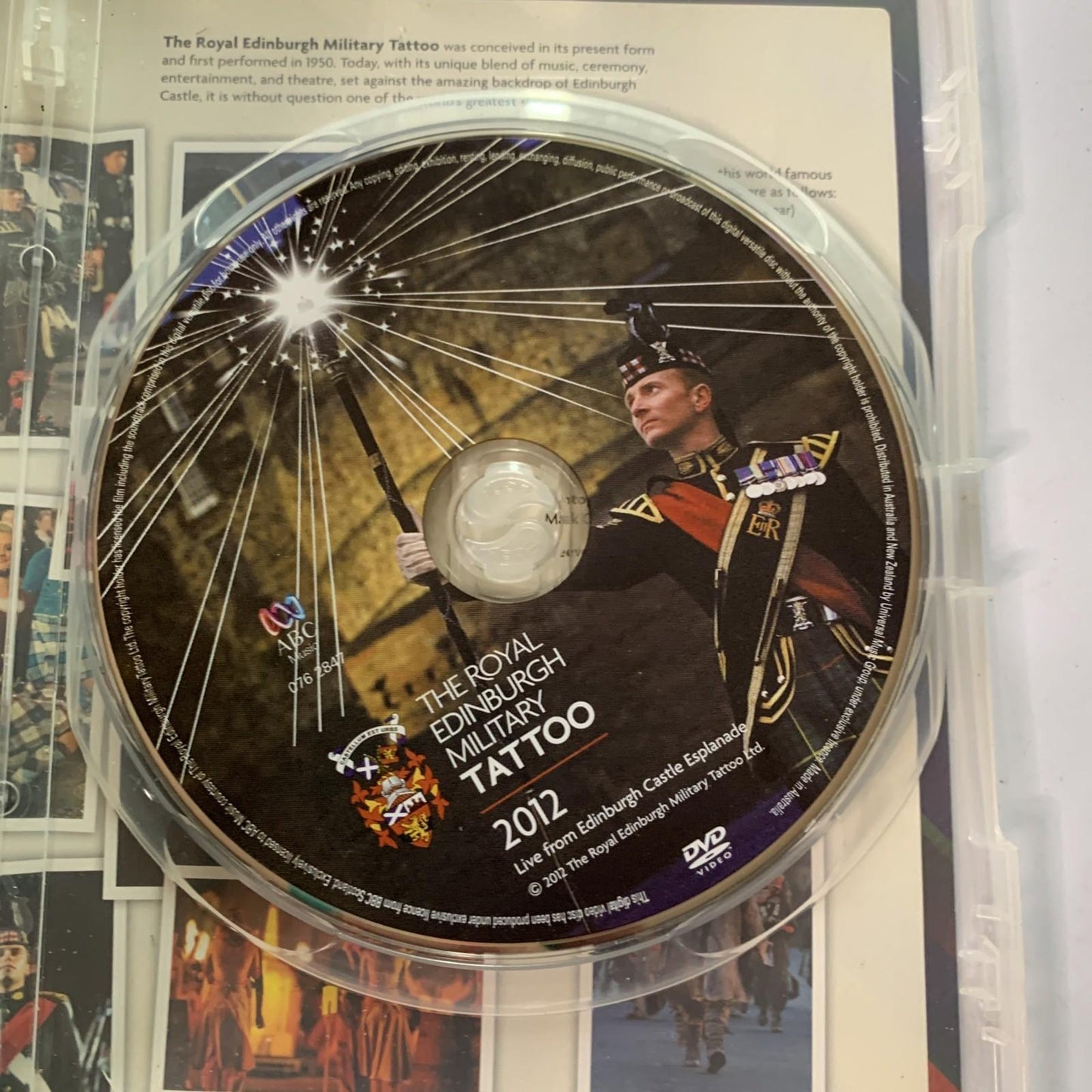 The Royal Edinburgh Military Tattoo 2012 (DVD) Live From Edinburgh Castle