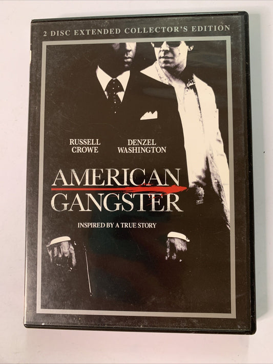 American Gangster (DVD, 2007) Denzel Washington, Russell Crowe Region 4