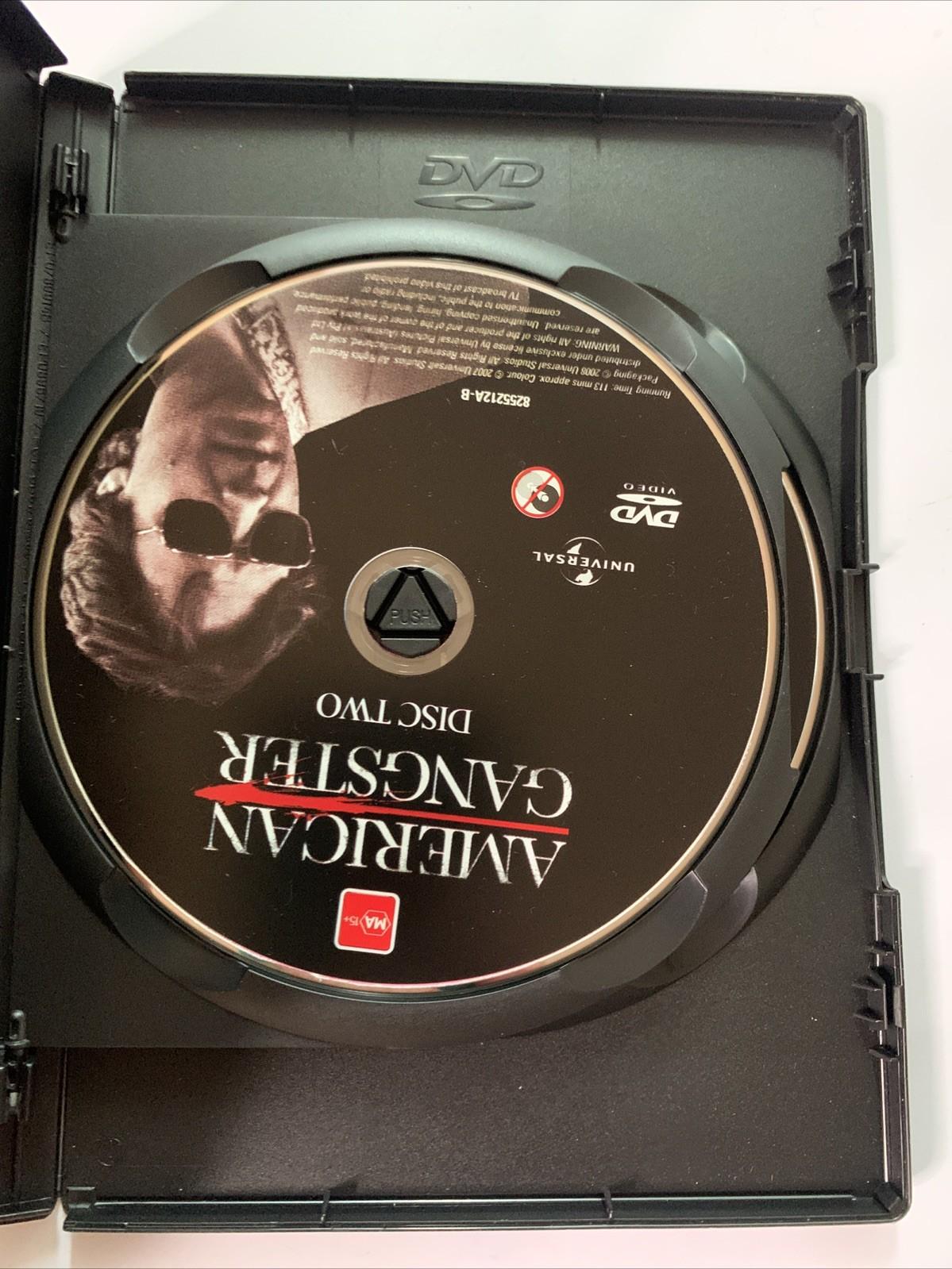 American Gangster (DVD, 2007) Denzel Washington, Russell Crowe Region 4