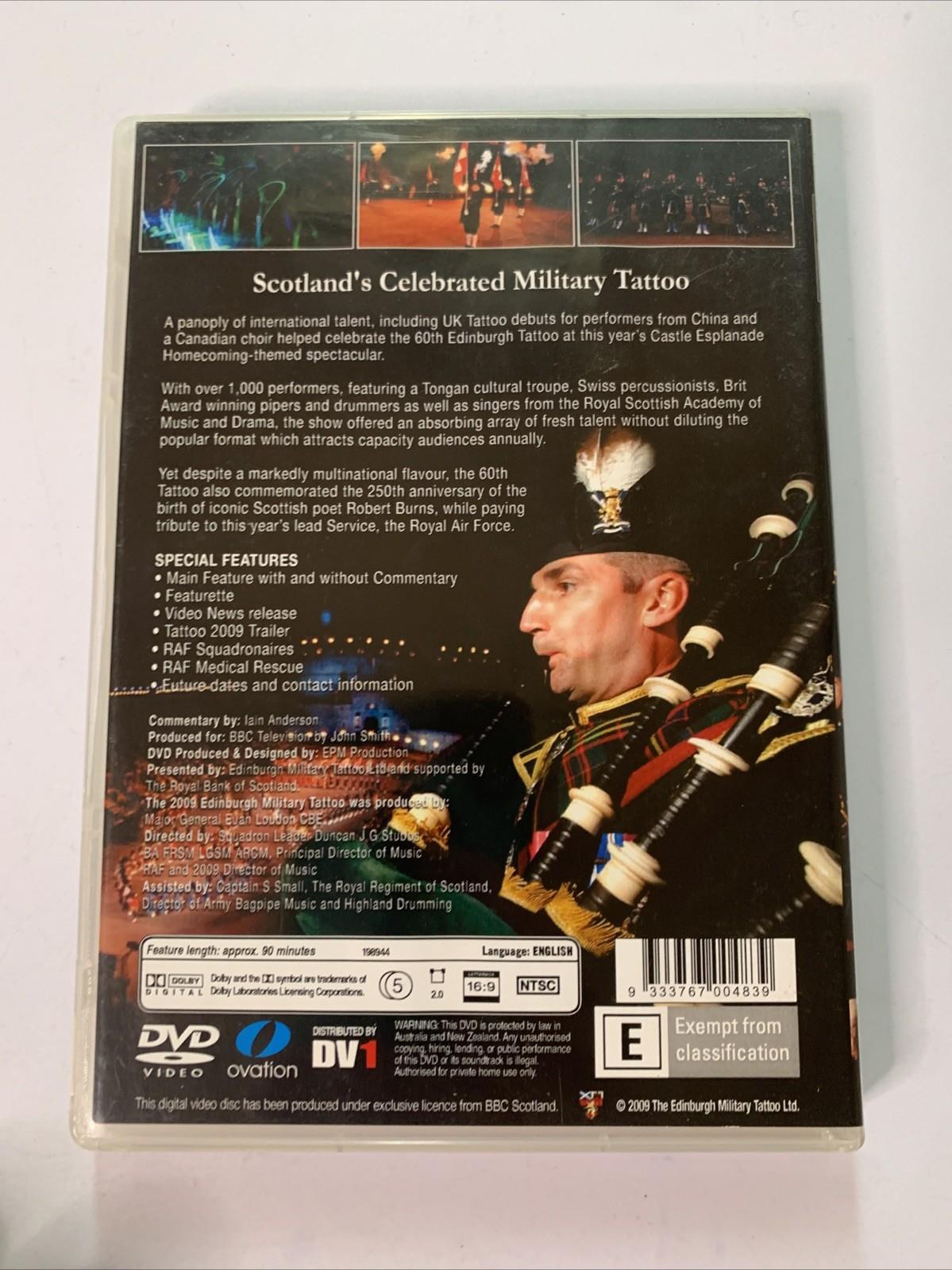 Edinburgh Military Tattoo 2009 (DVD, 2009) All Regions