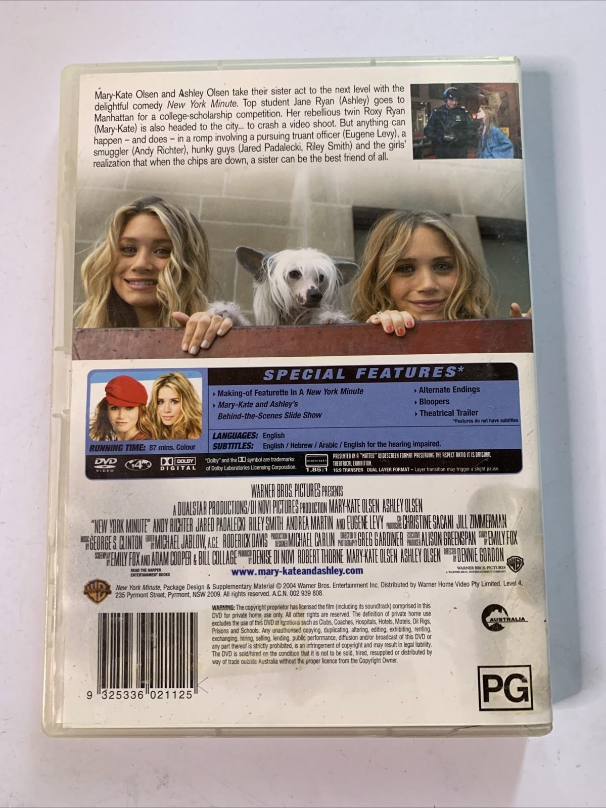 New York Minute (DVD, 2004) Mary-Kate Olsen, Ashley Olsen Region 4