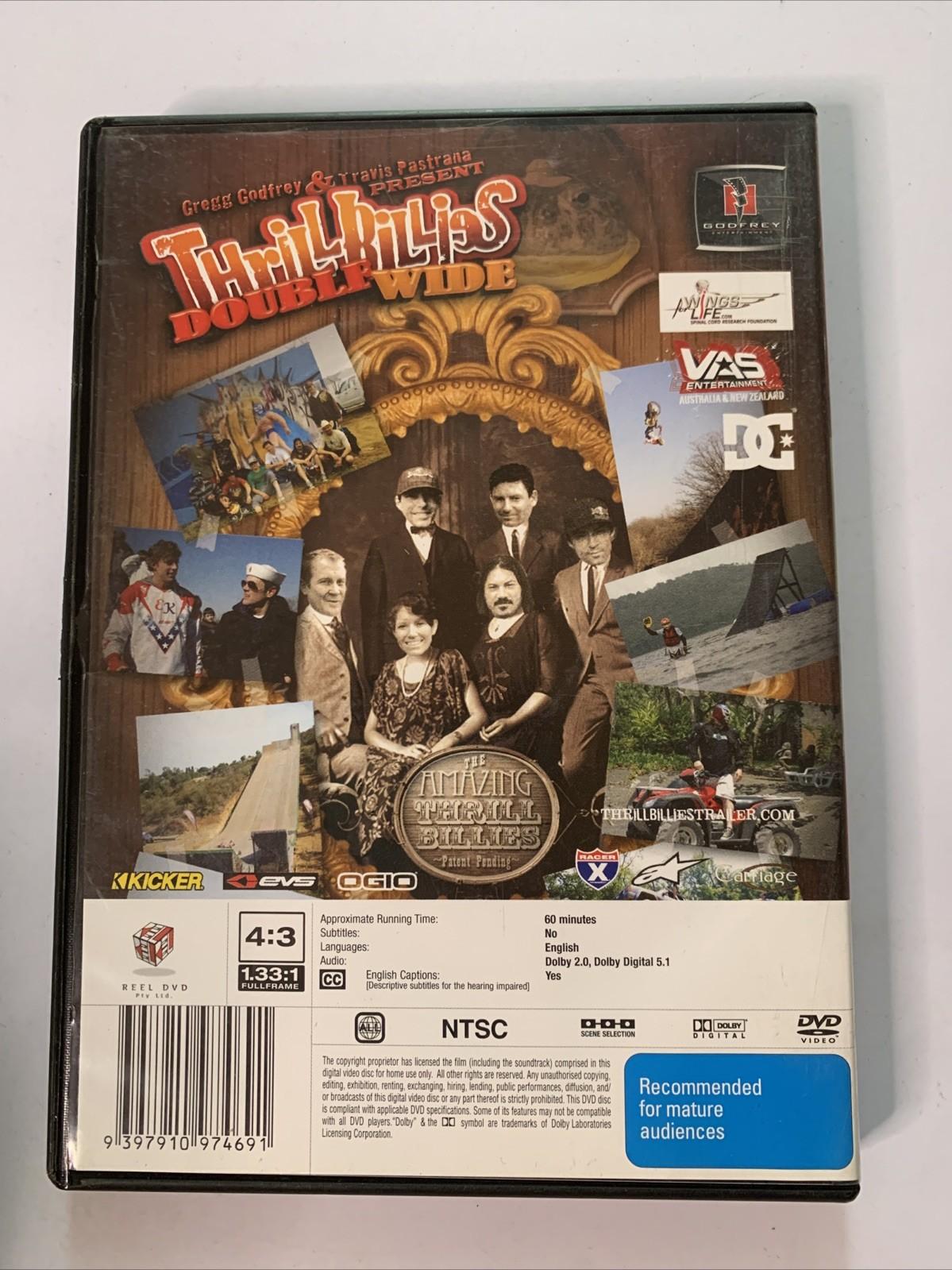 Thrillbillies Double Wide (DVD, 2008) Travis Pastrana, Gregg Godfrey All Regions