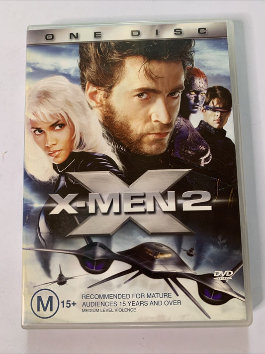 X-Men 2 (DVD, 2002) Hugh Jackman, Halle Berry, Patrick Stewart Region 4