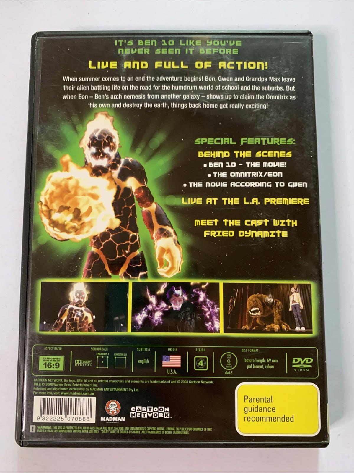 Ben 10: Race Against Time (DVD, 2007) Region 4