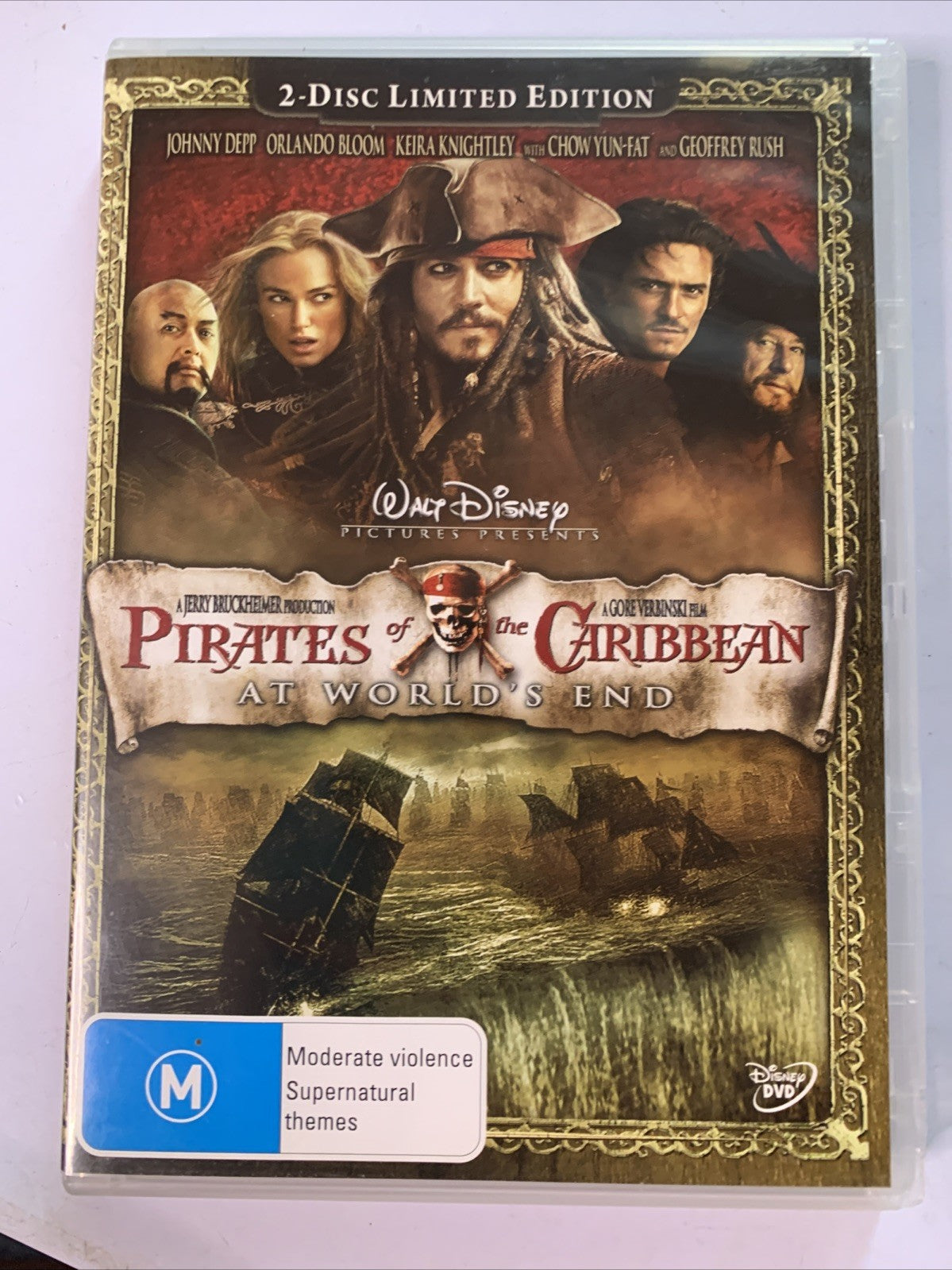 Pirates of the Caribbean: At World's End (DVD, 2007, 2-Discs) Region 4