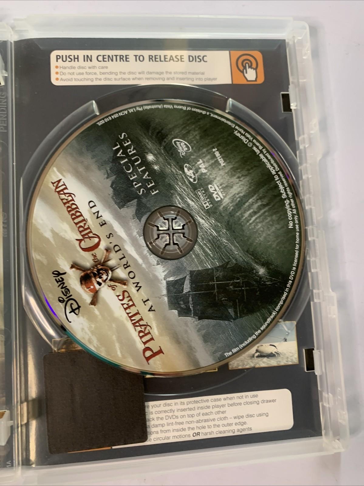 Pirates of the Caribbean: At World's End (DVD, 2007, 2-Discs) Region 4