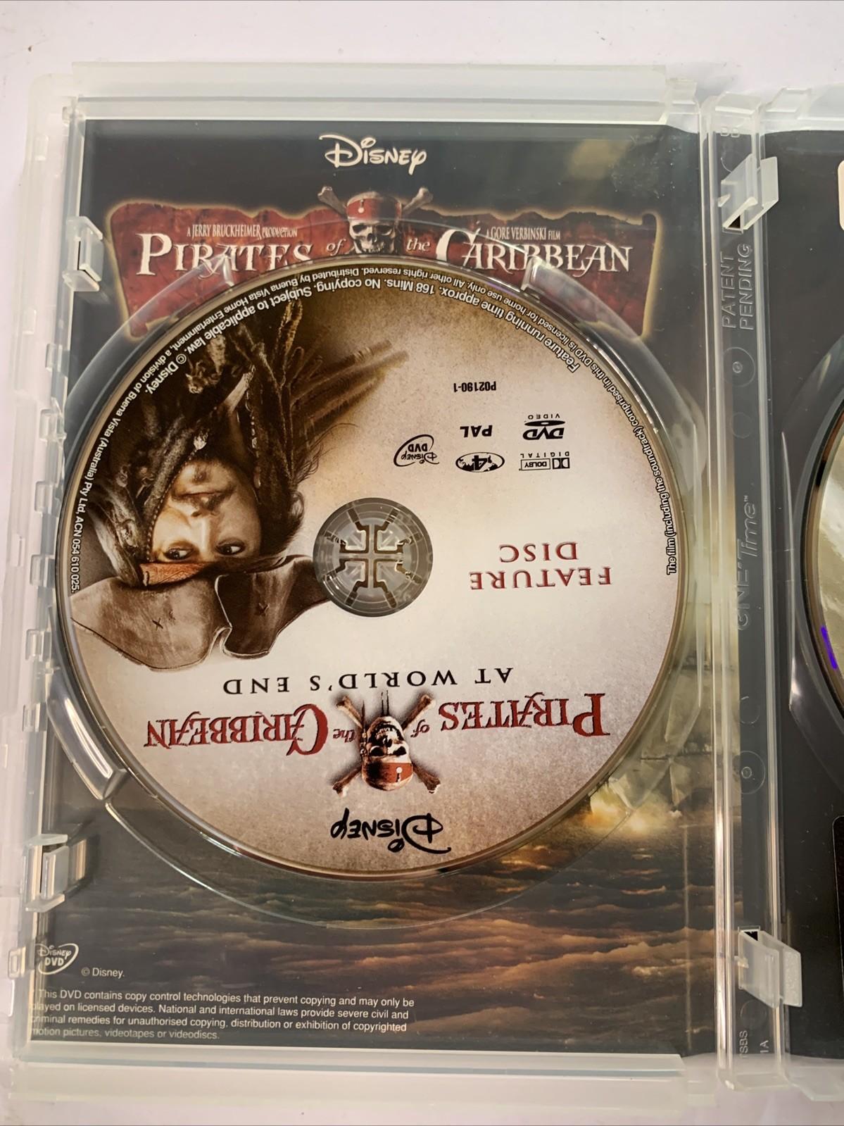 Pirates of the Caribbean: At World's End (DVD, 2007, 2-Discs) Region 4