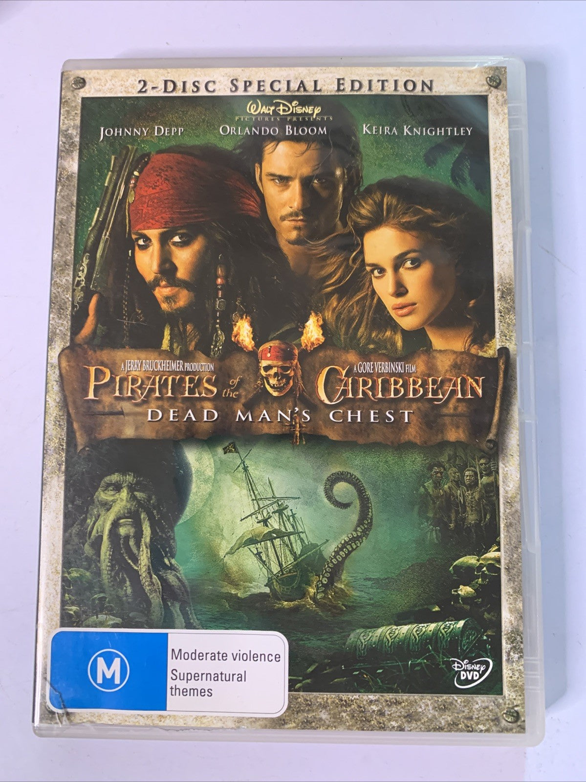 Pirates of the Caribbean: Dead Man's Chest (DVD, 2006, 2-Discs) Region 4