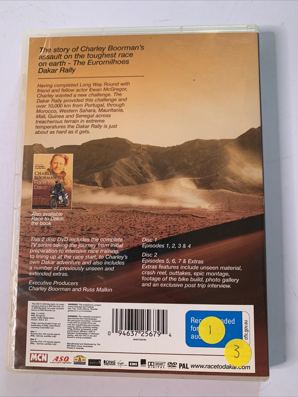 Charley Boorman Race To Dakar (DVD, 2006) 2-Discs All Regions