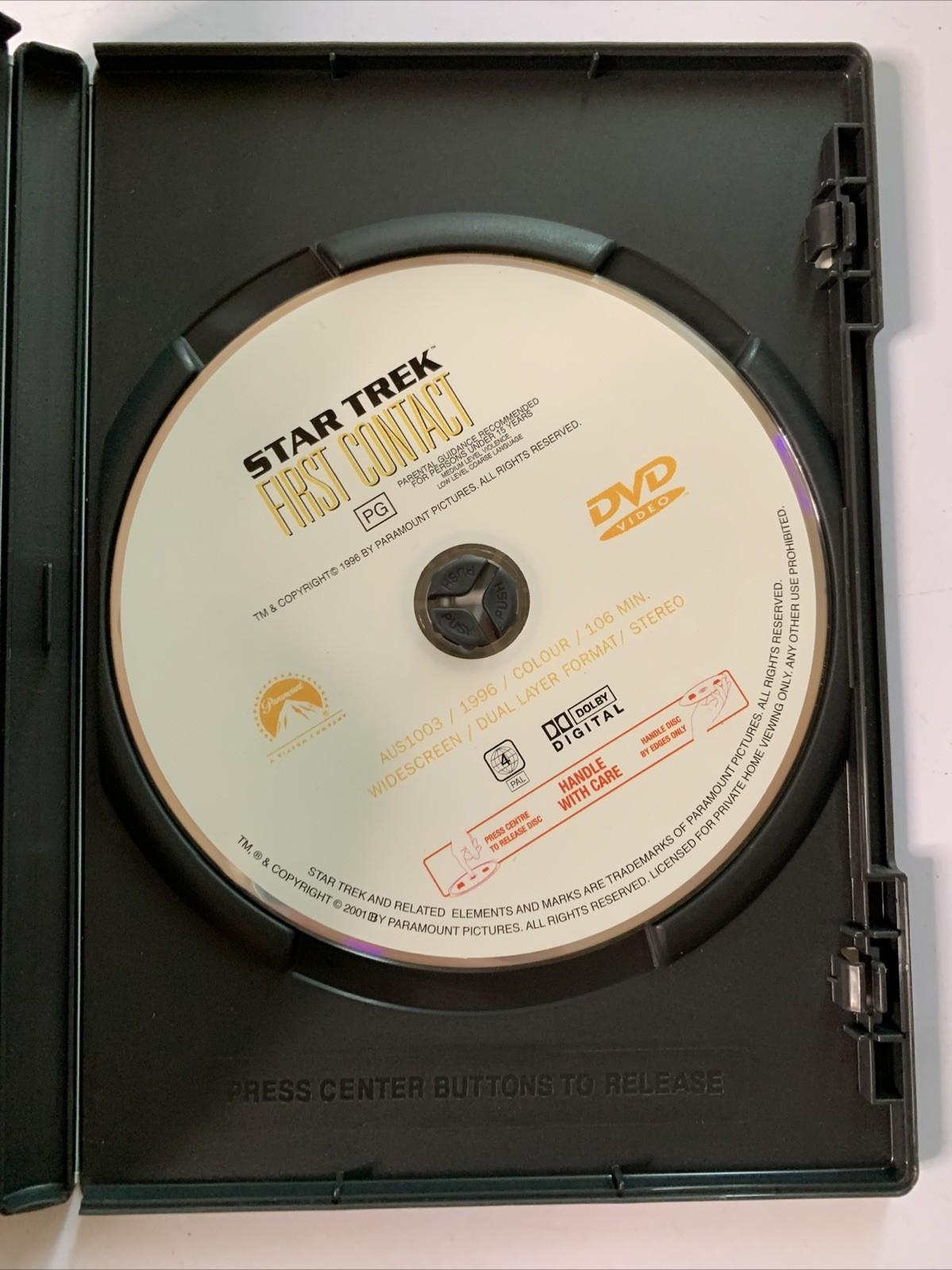 Star Trek: First Contact (DVD, 1996) Patrick Stewart Region 4