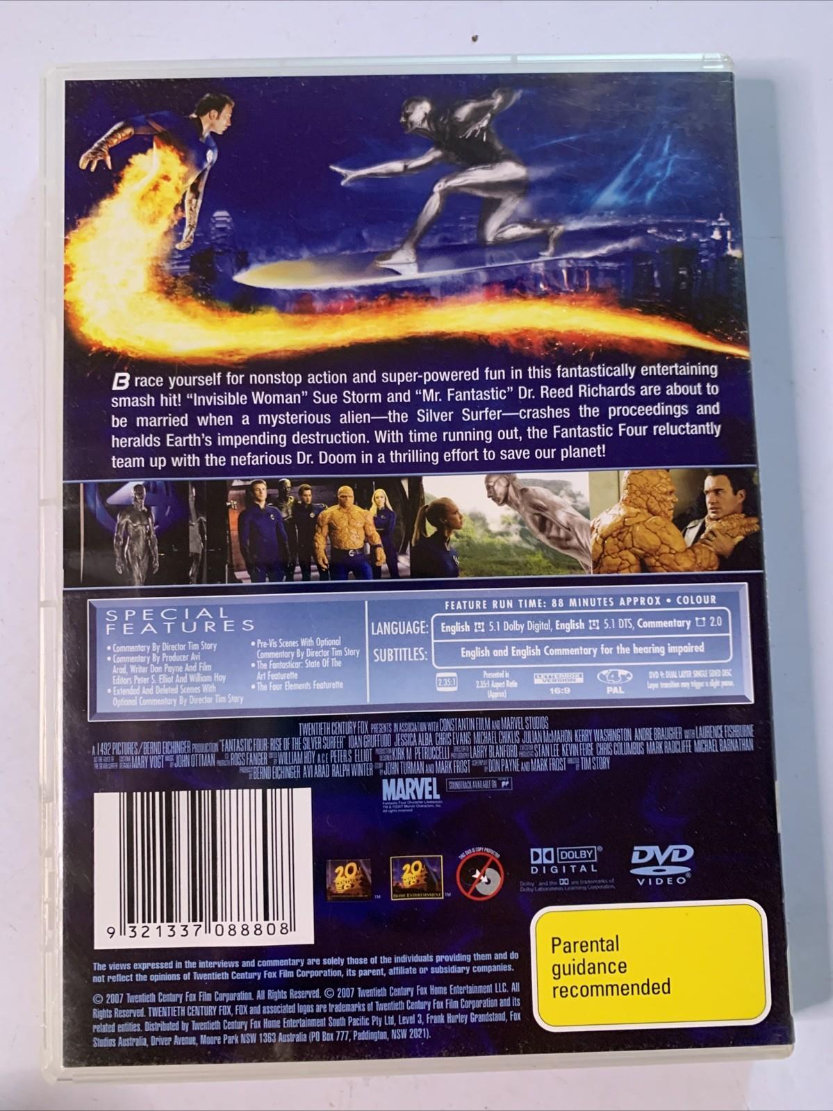 Fantastic Four: The Silver Surfer (DVD, 2007) Region 4