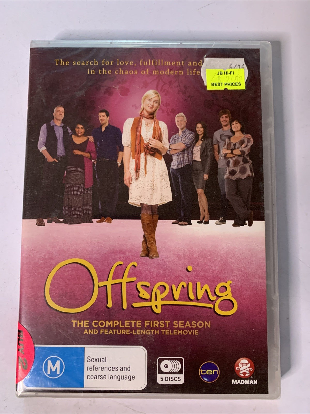 Offspring : Series 1 (DVD, 2010, 5-Discs) Region 4 NEW Sealed