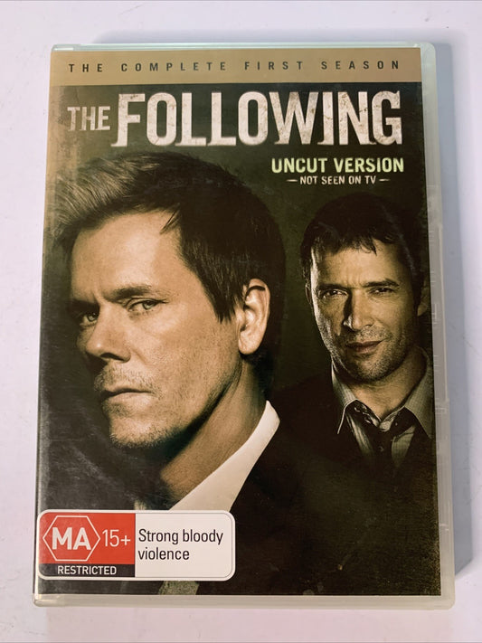 The Following : Season 1 Uncut Version (DVD, 2013, 4-Discs)  Region 4